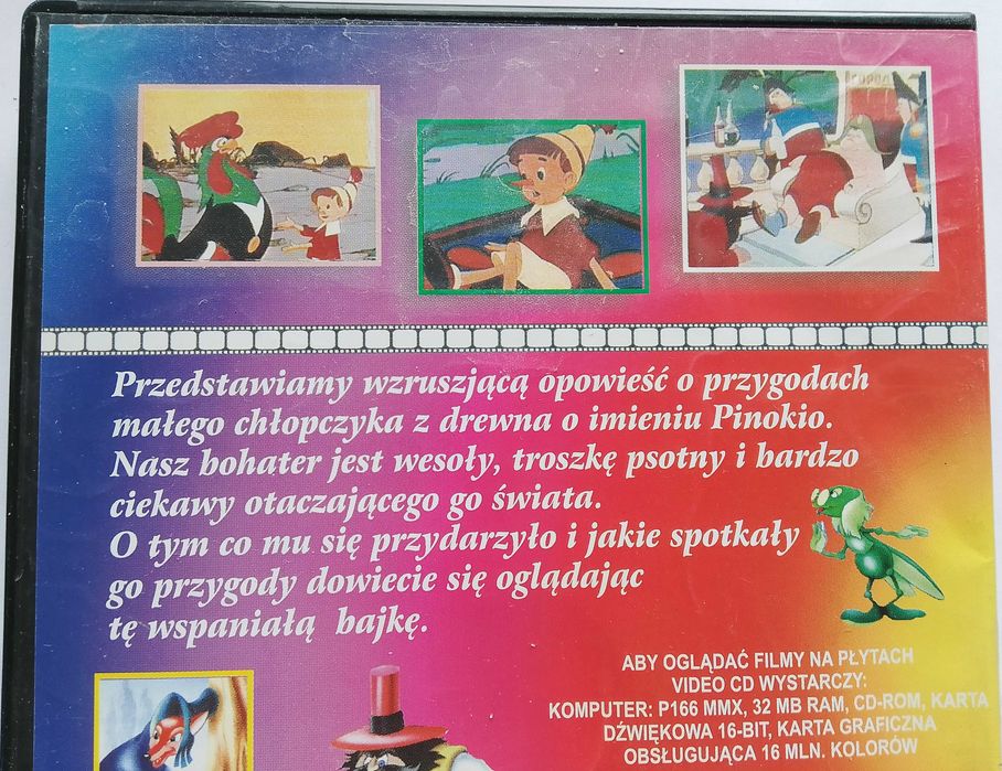Pinokio film animowany VCD