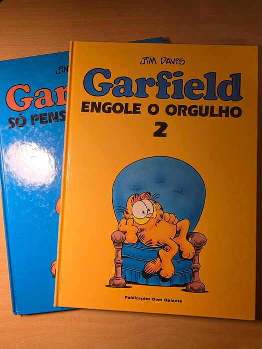 2 livros de BD do Garfield