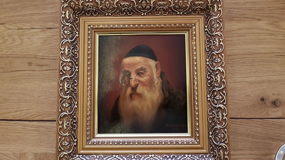 Obraz olejny autorstwa Krystian Wodniok 17x19. W ramie 30x32.