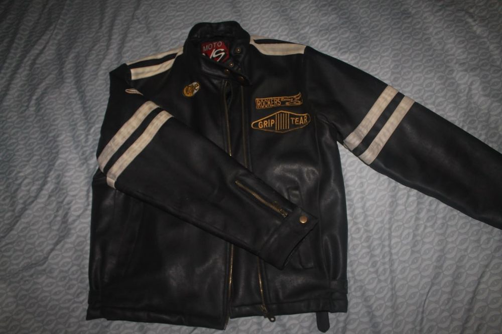 Куртка кожаная Moto VS