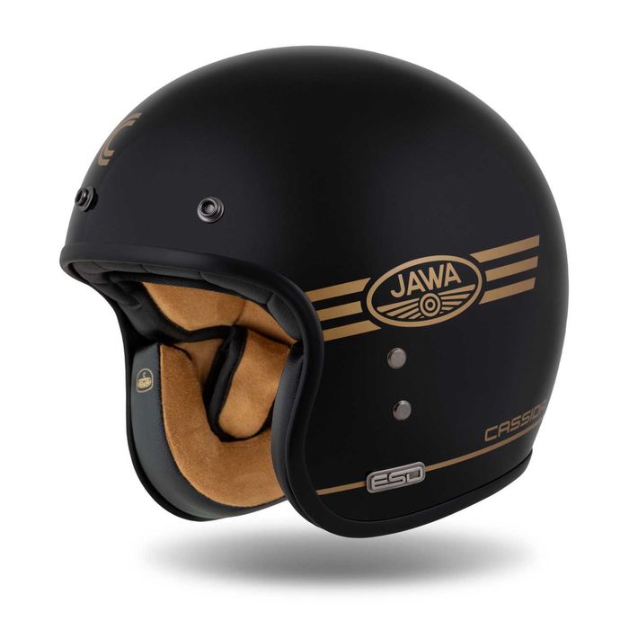 Kask motocyklowy CASSIDA ESO WŁÓKNO szklane pod intercom XS-3XL