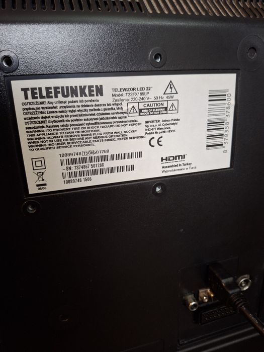 Telewizor Telefunken T22FX189LP