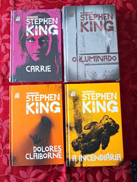 Biblioteca Stephen King - 3 obras capa dura (ed Deluxe  BRASIL) NOVOS