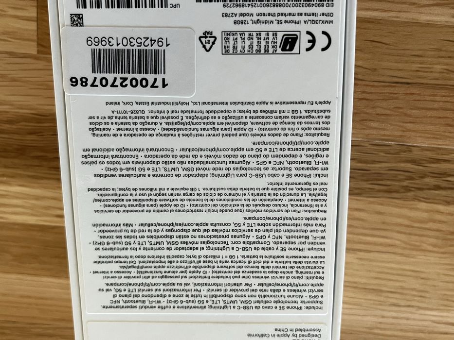 iPhone SE [2023] 128GB  – Novo Selado