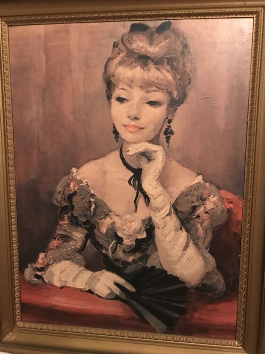 Большая эффектная картина прекрасной незнакомки