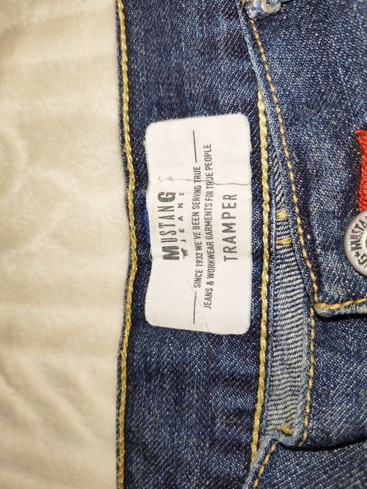 Mustang Tramper piękne spodnie Jeans W35 L32  około M