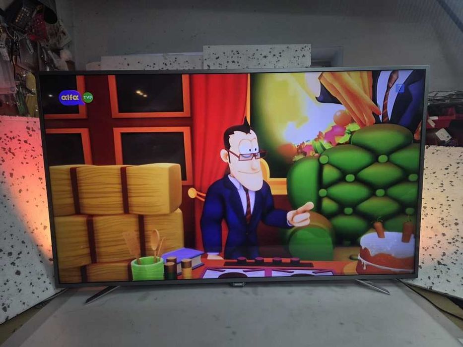 TV LED PHILIPS 55 cali - 4k uhd - ambiliht Android