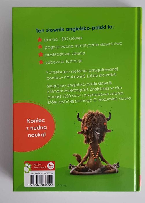 Słownik angielsko-polski Disney . Zwierzogród