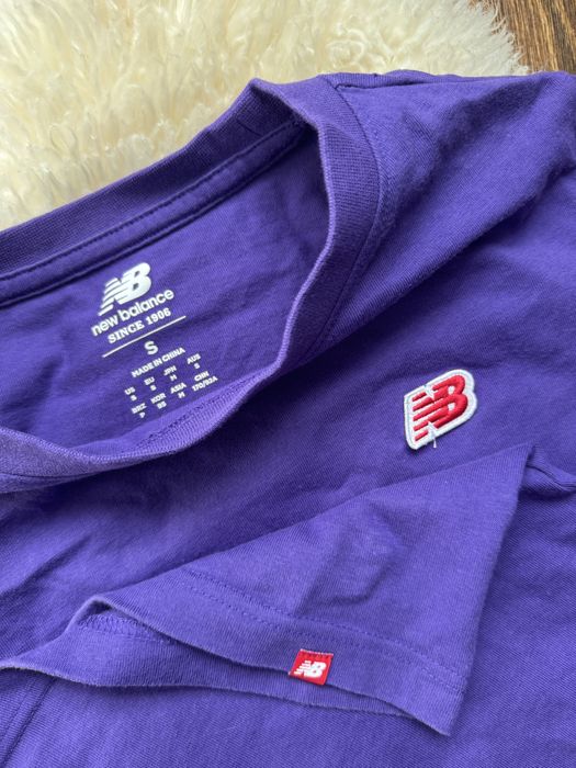 New Balance koszulka fioletowa rozmiar S unisex