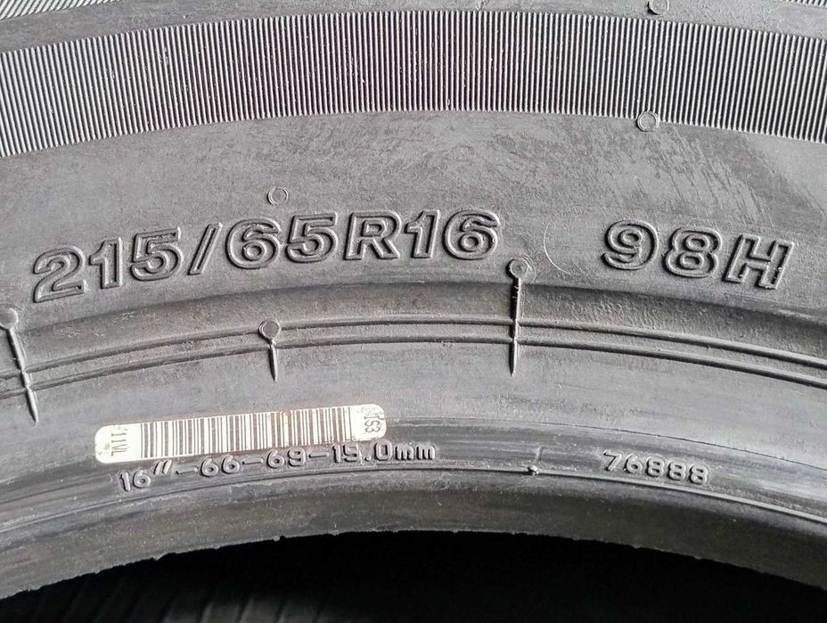 Шини літні R16 215/65 Bridgestone Turanza 6 99%(стан нових)