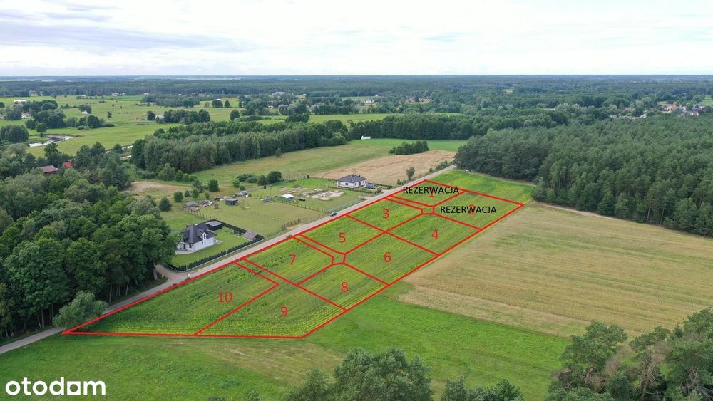 Działki budowlane w cichej i zielonej okolicy