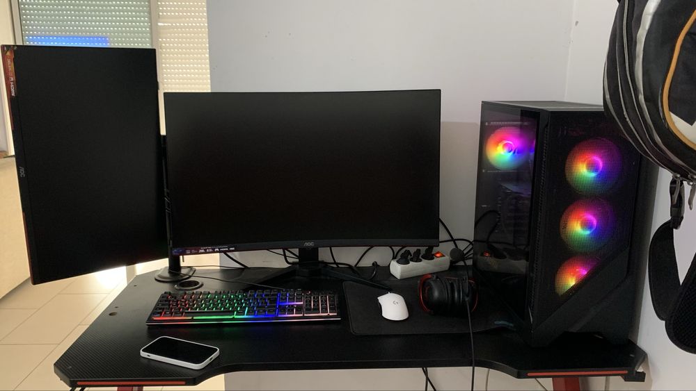 SETUP GAMER COMPLETO NOVO c/ GARANTIA !!