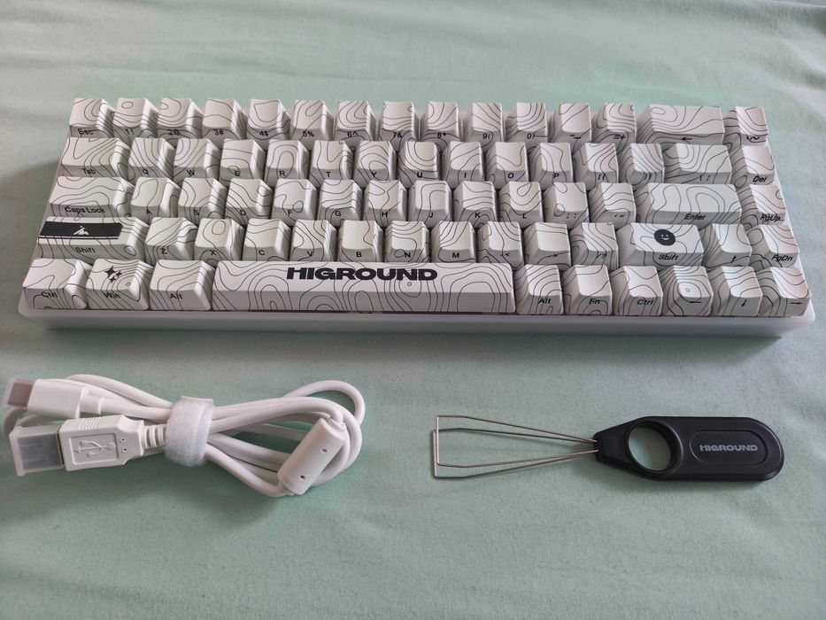 Klawiatura mechaniczna Higround Basecamp 65 - SNOWSTONE