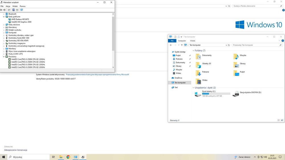 Komputer i5 4x4.3 GHz/8GB RAM/SSD/Win 10