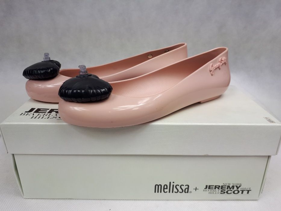 Nowe balerinki MELISSA space love jeremy sc pink black 37