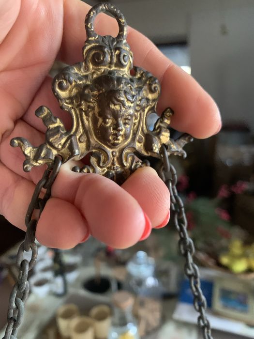 Lusterko retro wiszące koniecXIX wieku