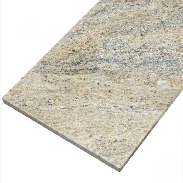 Stopień granitowy Cielo de Marfil szczotka 150x33x2/3 cm schody