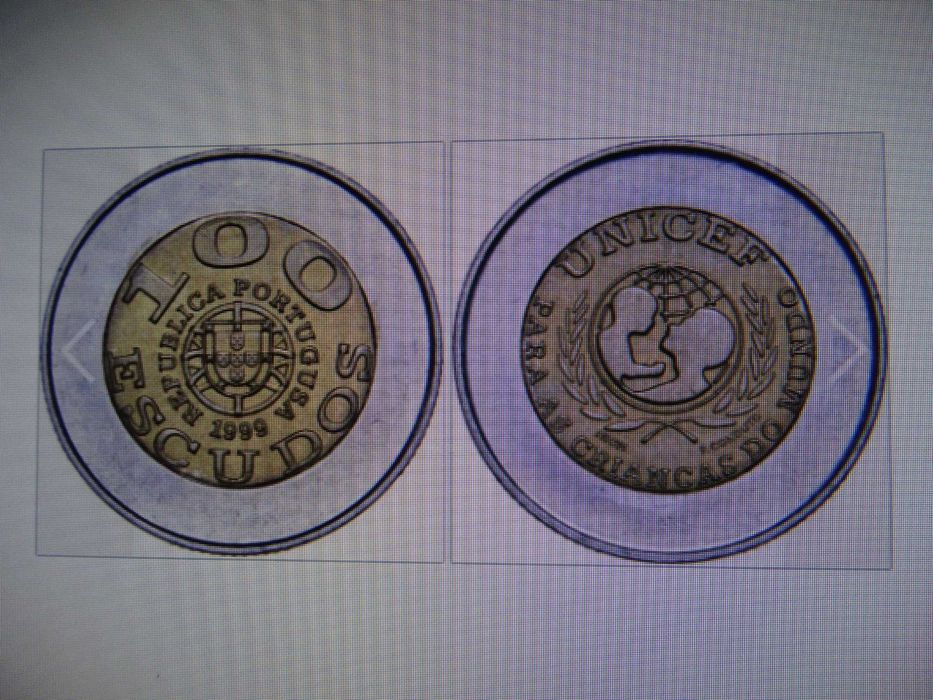 Moedas Comemorativas Descobrimentos Brasil Unicef Tordesilhas D.JoãoII