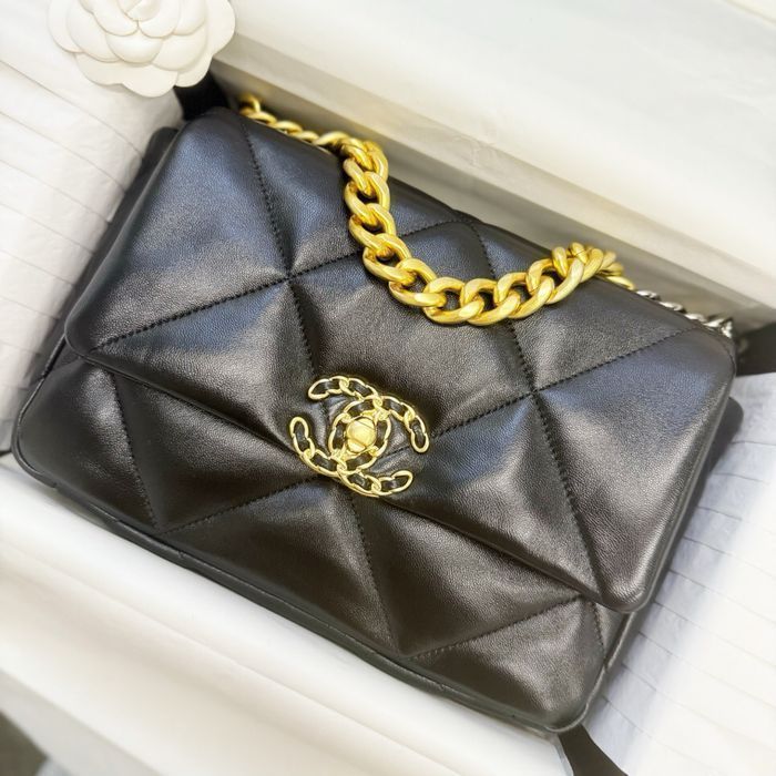 CHANEL flap bag gold M сумка женская кожаная черная оригинал
