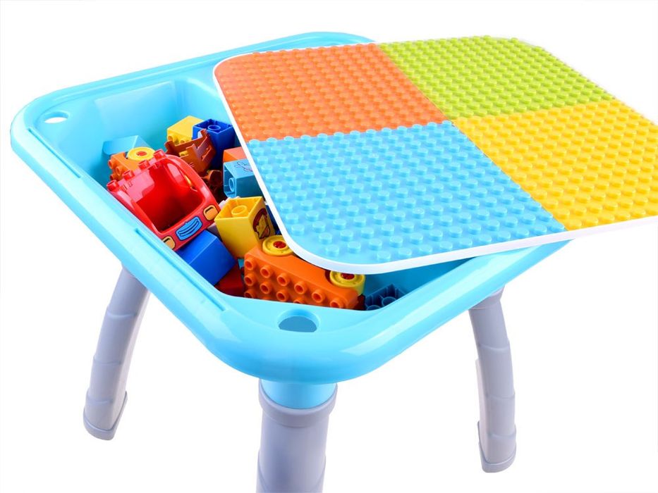 Edukacyjny stolik do układania klocków 37el ZA3903