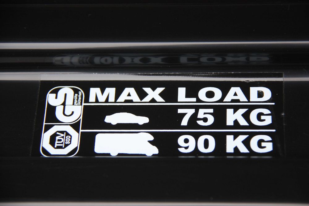 Box dachowy bagażnik FARAD Marlin 680 ABS 90kg Czarny Srebrny POŁYSK