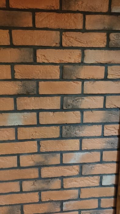 Kamień elewacyjny, czerwone cegiełki