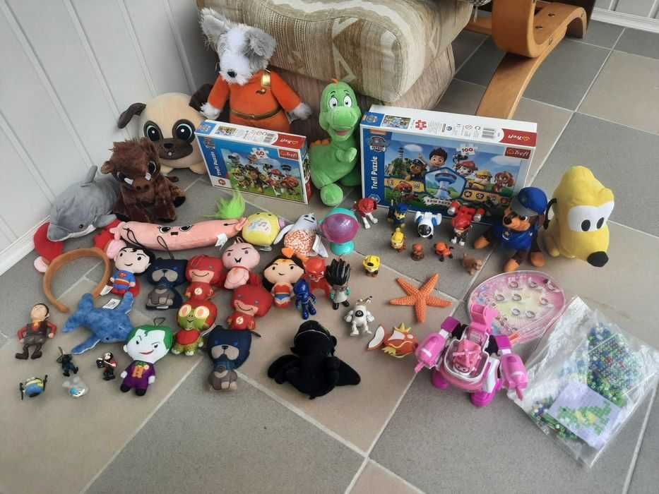 Zabawki figurki psi patrol pidżamersi dla dzieci pluszaki puzzle Dizzy