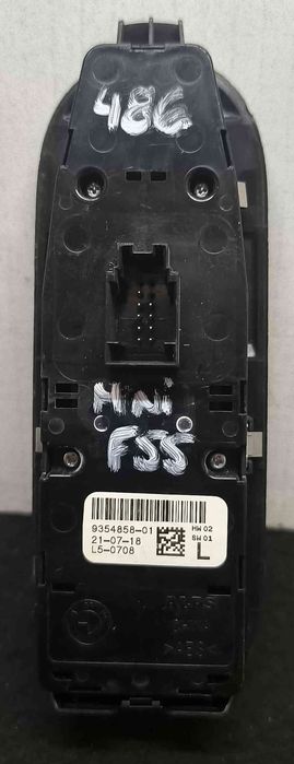 Comando / Botão / Interruptor Vidros Frente Esquerdo 9354858-01 - MINI MINI
