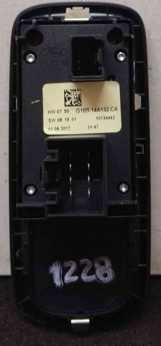 Comando / Botão / Interruptor Vidros Frente Esquerdo G1B514A132CA - FORD KA+ III