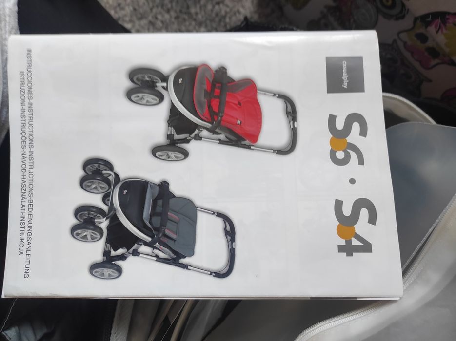 Torba do wózka casualplay S4 ochraniacze do pasów i wkładka do gondoli