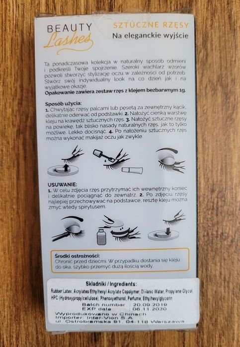 Sztuczne rzęsy wegańskie Beauty Lashes