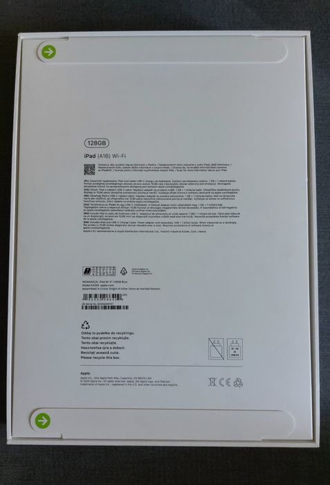 Tablet APPLE iPad 11" 11 gen. 128 GB Wi-Fi Blue
