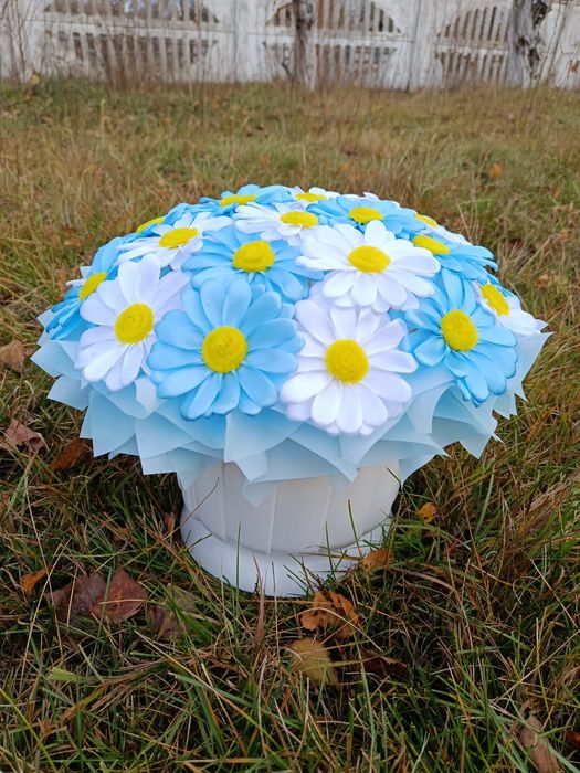 Букети з атласної стрічки