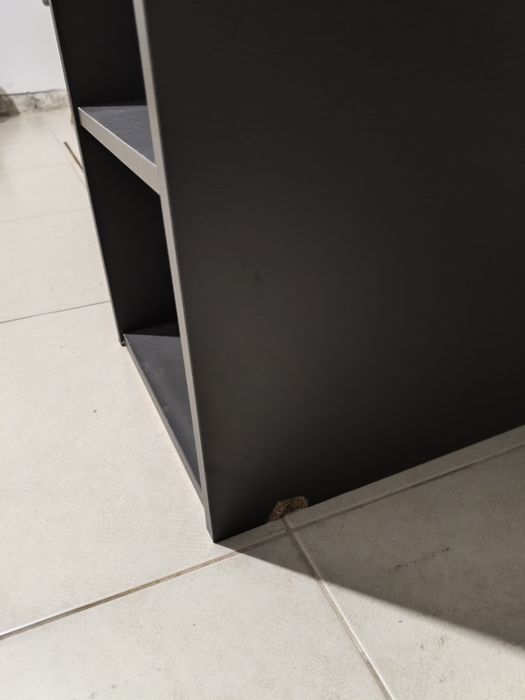 Secretária cinza com OFERTA de 1 espelho
