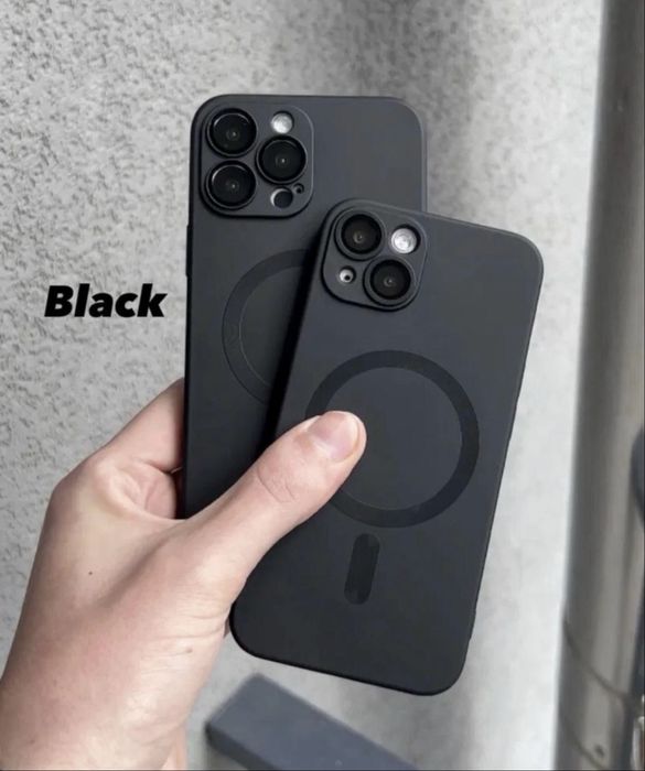  Чохол на Айфон прозорий з MagSafe чехол на iPhone. Всі моделі