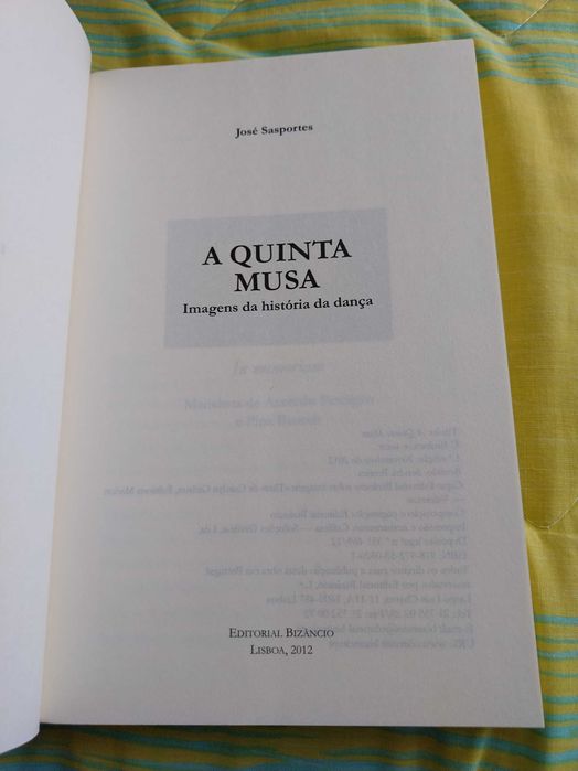 “A Quinta Musa”, José Sasportes (Imagens da História da Dança)