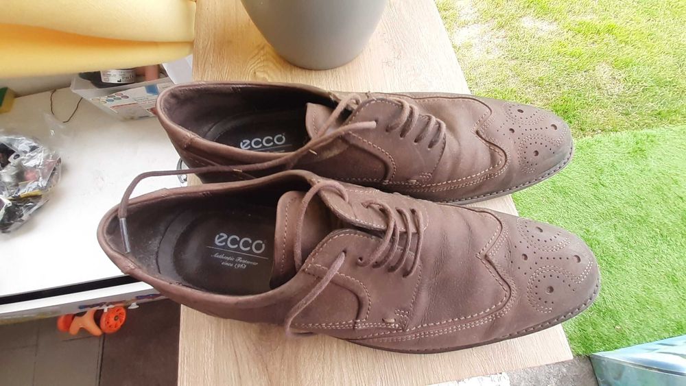 buty ecco pełna skóra