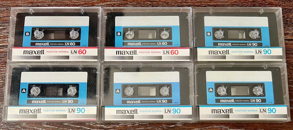 Аудиокассеты Basf. Maxell.