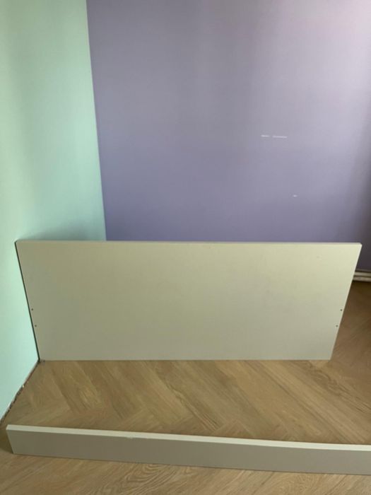 Łóżko 140x200 rama + materac Ikea Gursken kaszmir