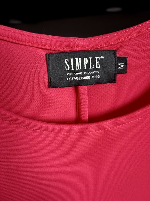 Malinowa bluzka Simple 38/M