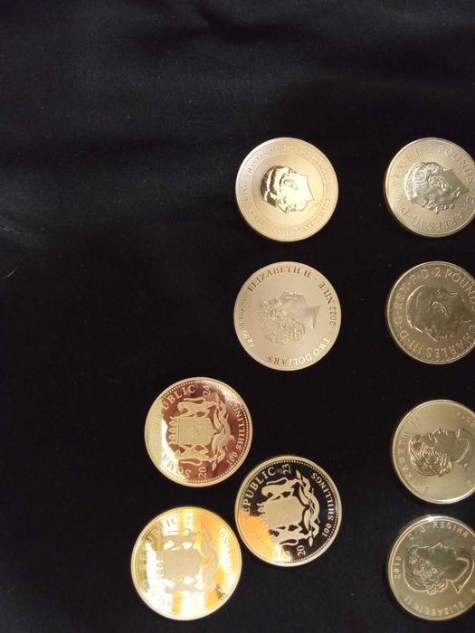 Onças de prata, moedas de prata 1 oz variadas