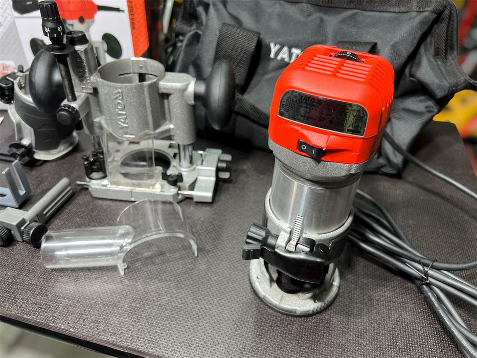 Кромочный фрезер YATO YT-82390 с набором платформ