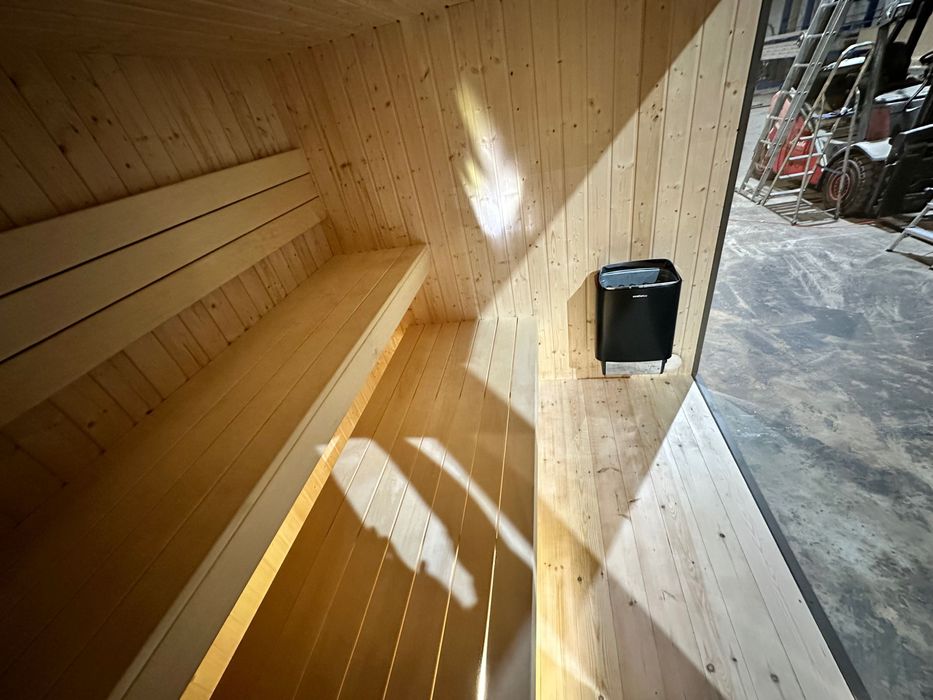 Sauna ogrodowa sauna zewnętrzna 255cm x 240