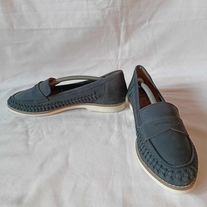 Marks  & Spencer roz. 42 - dł. wkł. 27 cm- skóra- nowe