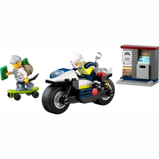 Конструктор Lego City Переслідування на поліцейському мотоциклі