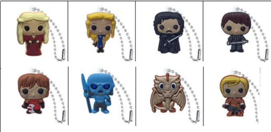 Porta-chaves guerra dos Tronos (novo)