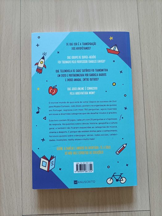 Livro-quiz para miúdos ainda mais curiosos