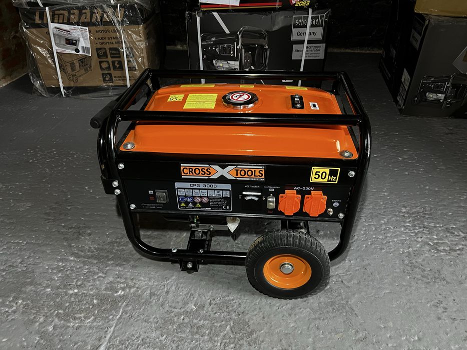 Генератор бензиновий Cross Tools CPG 3000v 2.5 кВт для дому чи офісу