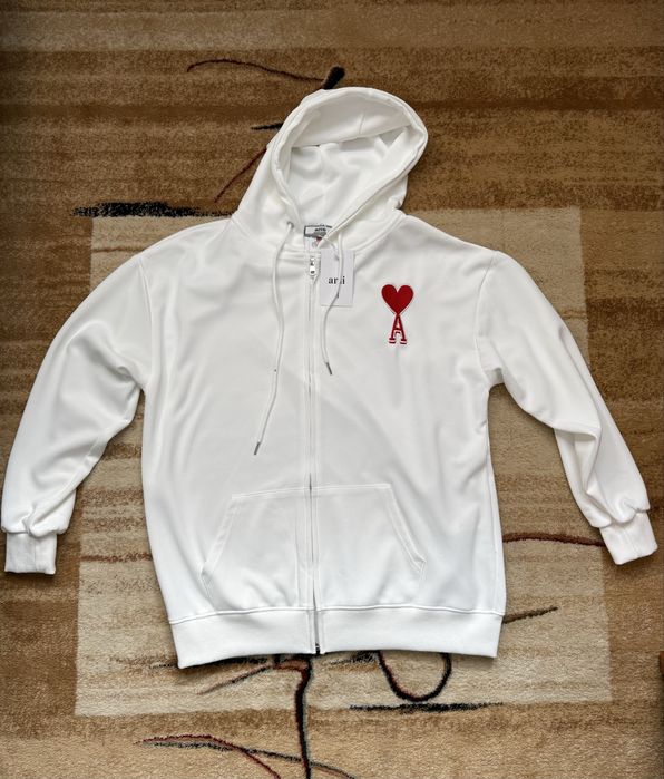 Зип-кофта Ami. Кофта Ami. Зипка Ami.