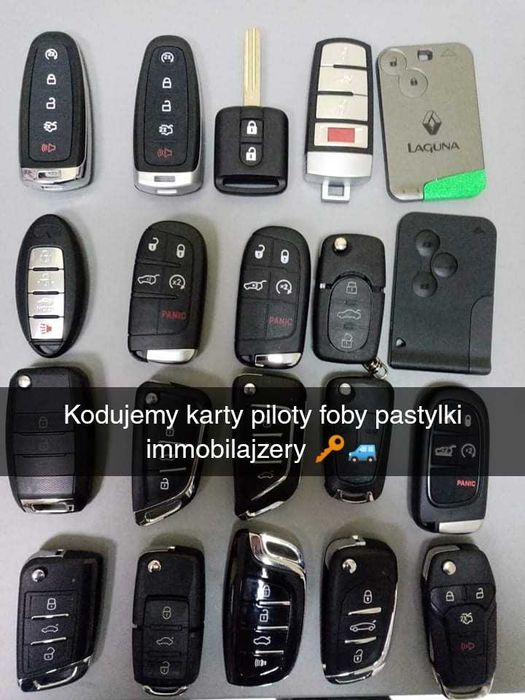 Kluczyk Samochodowy Kodowanie Programowanie dorabianie dojazd tanio